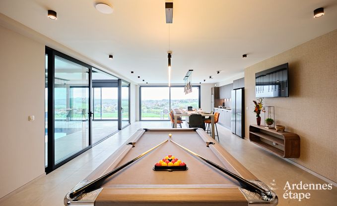 Ultramoderne Villa in Somme-Leuze fr 12 Personen mit Hallenbad, Sauna und Privatgarten