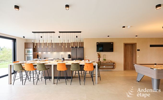 Ultramoderne Villa in Somme-Leuze fr 12 Personen mit Hallenbad, Sauna und Privatgarten