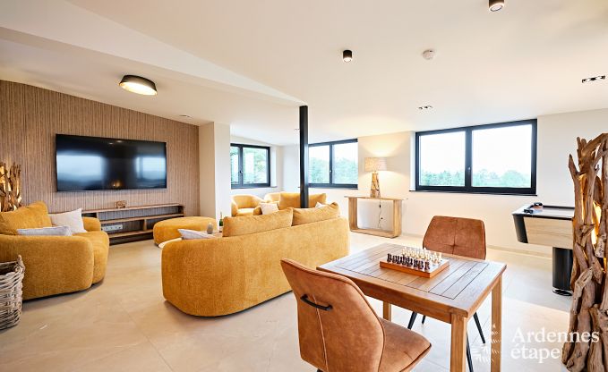 Ultramoderne Villa in Somme-Leuze fr 12 Personen mit Hallenbad, Sauna und Privatgarten