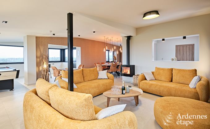 Ultramoderne Villa in Somme-Leuze fr 12 Personen mit Hallenbad, Sauna und Privatgarten