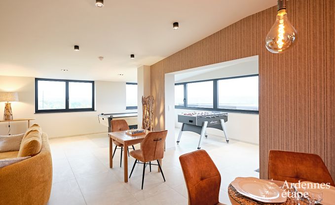 Ultramoderne Villa in Somme-Leuze fr 12 Personen mit Hallenbad, Sauna und Privatgarten