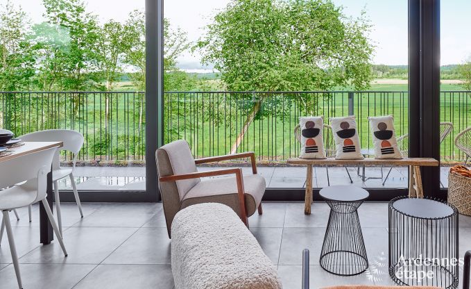 Komfortables und luxuri�ses Neubau-Ferienhaus in Somme-Leuze, Ardennen