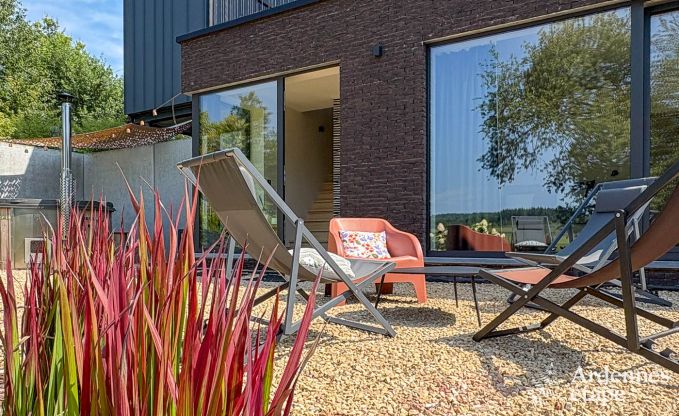 Komfortables und luxuri�ses Neubau-Ferienhaus in Somme-Leuze, Ardennen