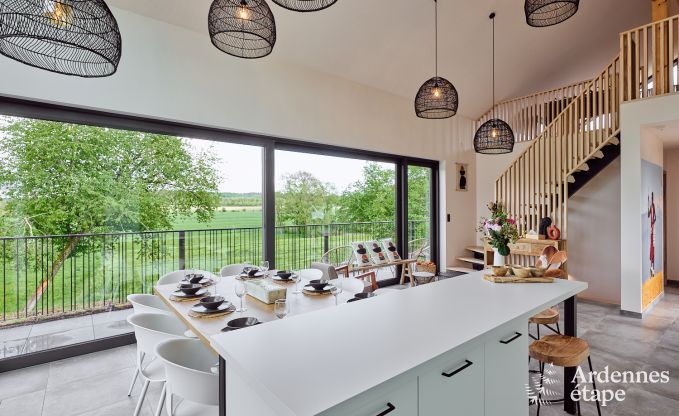 Komfortables und luxuri�ses Neubau-Ferienhaus in Somme-Leuze, Ardennen