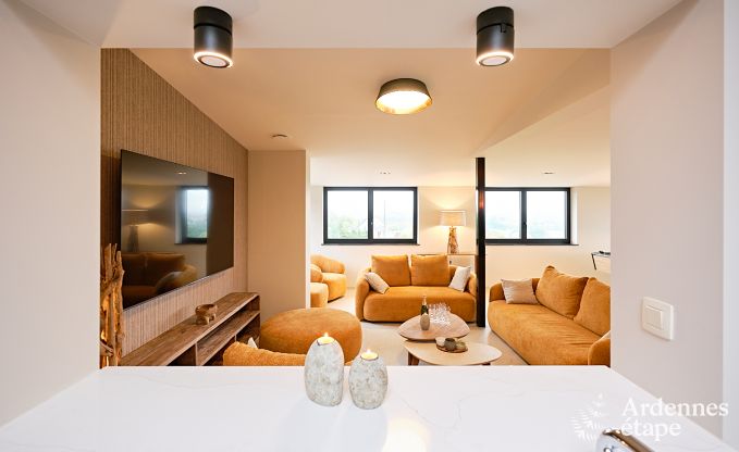 Ultramoderne Villa in Somme-Leuze fr 12 Personen mit Hallenbad, Sauna und Privatgarten