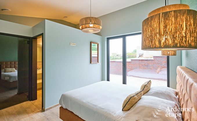 Ultramoderne Villa in Somme-Leuze fr 12 Personen mit Hallenbad, Sauna und Privatgarten
