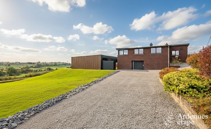 Ultramoderne Villa in Somme-Leuze fr 12 Personen mit Hallenbad, Sauna und Privatgarten