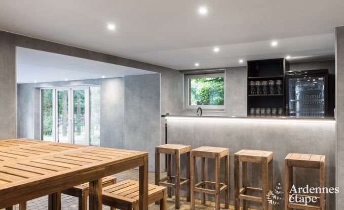 Ferienhaus Sourbrodt 15 Pers. Ardennen Schwimmbad Wellness