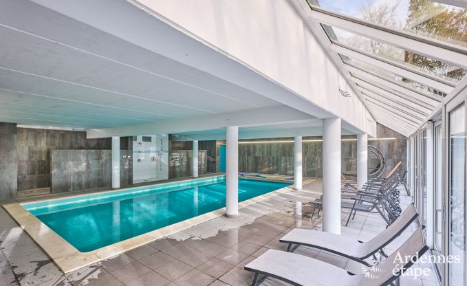 Ferienhaus Spa 20 Pers. Ardennen Schwimmbad Wellness