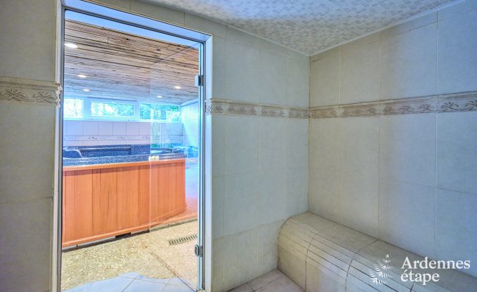 Ferienhaus Spa 20 Pers. Ardennen Schwimmbad Wellness