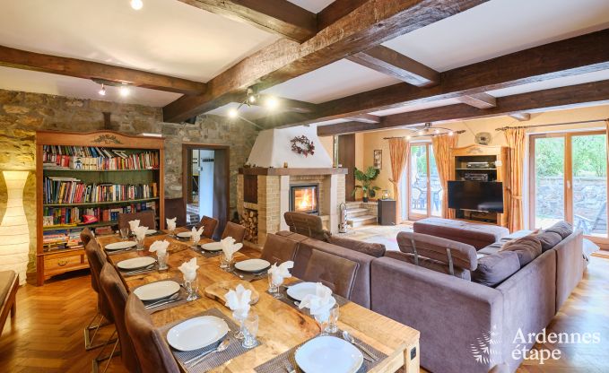 Ferienhaus Spa 9 Pers. Ardennen Schwimmbad