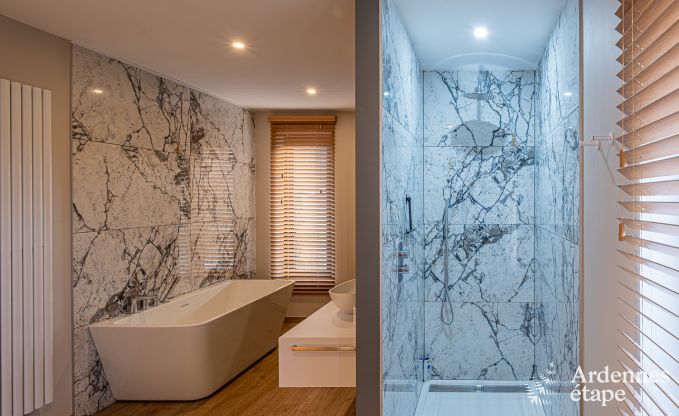 Hochwertiges Ferienhaus in den Ardennen: Luxusaufenthalt fr 10 Personen mit Pool, Jacuzzi und Nhe zu Spa und Francorchamps.