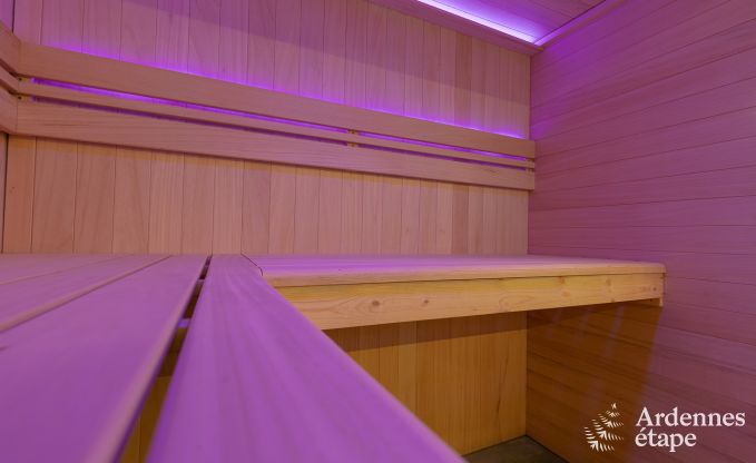 Ger�umiges Cottage f�r 8 Personen in Spa mit Sauna, Jacuzzi, 4 Schlaf- und Badezimmern und Privatgarten