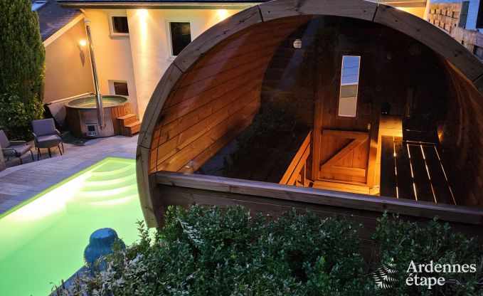 Ferienhaus Spa 6/8 Pers. Ardennen Schwimmbad Wellness