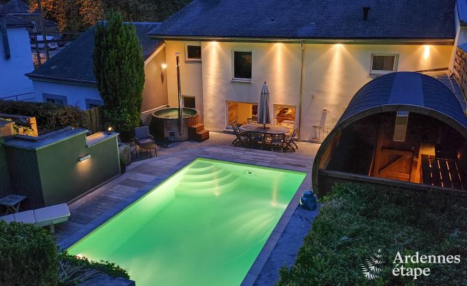 Ferienhaus Spa 6/8 Pers. Ardennen Schwimmbad Wellness