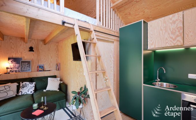 Tiny House mit Holzofen und privatem Garten in Sprimont, Hohes Venn