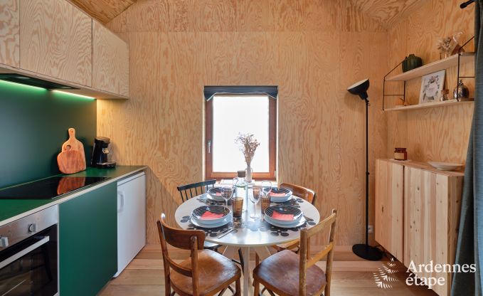 Tiny House mit Holzofen und privatem Garten in Sprimont, Hohes Venn