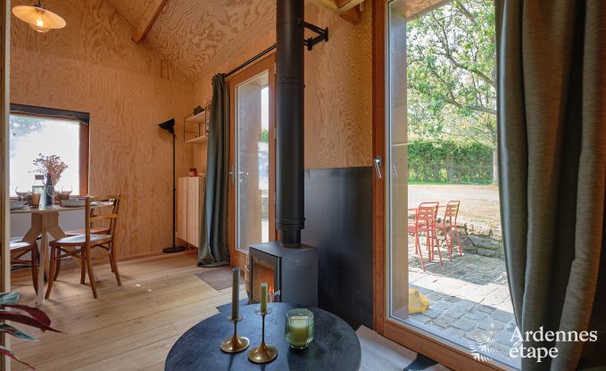 Tiny House mit Holzofen und privatem Garten in Sprimont, Hohes Venn