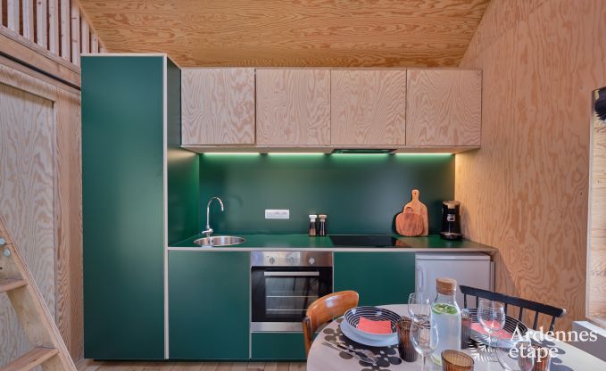 Tiny House mit Holzofen und privatem Garten in Sprimont, Hohes Venn