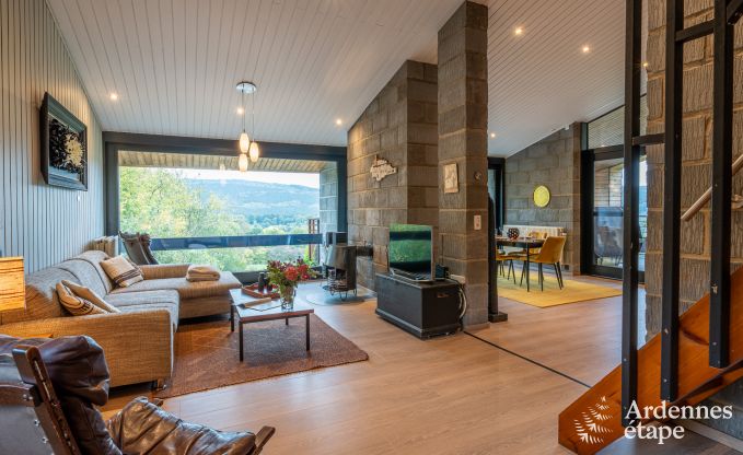 Chalet fr 4 Personen in Stavelot mit Whirlpool, Holzofen und Privatterrasse
