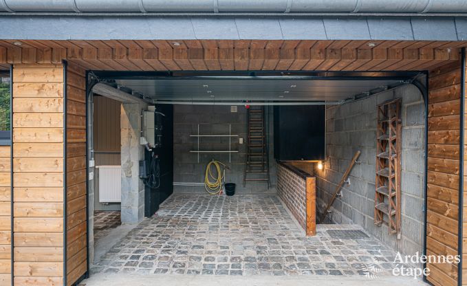 Chalet f�r 4 Personen in Stavelot mit Whirlpool, Holzofen und Privatterrasse