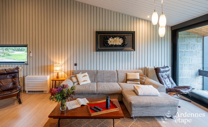 Chalet f�r 4 Personen in Stavelot mit Whirlpool, Holzofen und Privatterrasse