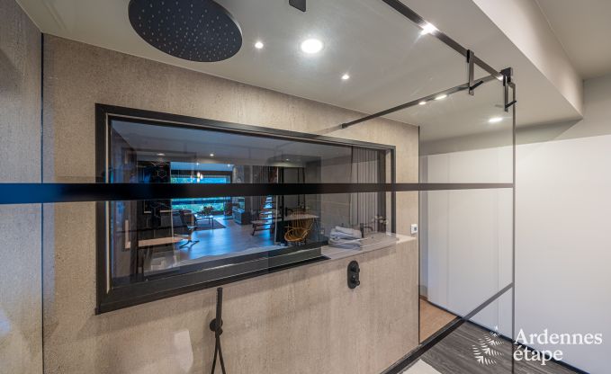 Chalet f�r 4 Personen in Stavelot mit Whirlpool, Holzofen und Privatterrasse