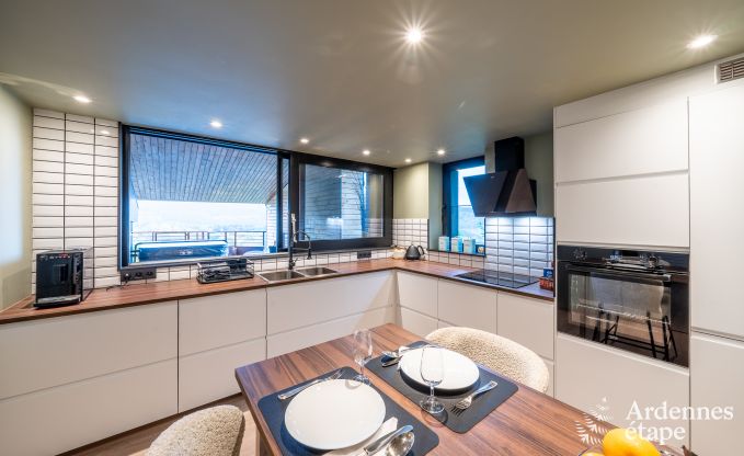 Chalet f�r 4 Personen in Stavelot mit Whirlpool, Holzofen und Privatterrasse