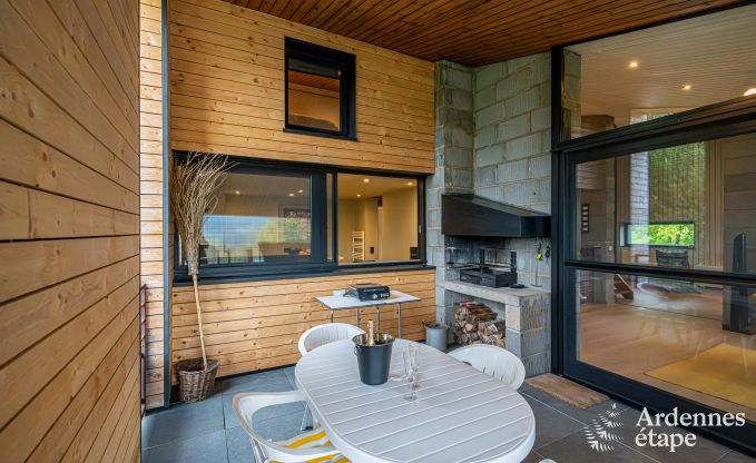 Chalet f�r 4 Personen in Stavelot mit Whirlpool, Holzofen und Privatterrasse