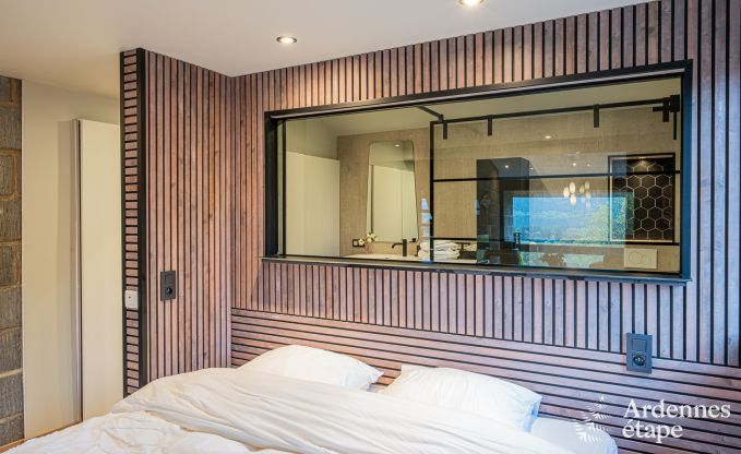 Chalet f�r 4 Personen in Stavelot mit Whirlpool, Holzofen und Privatterrasse