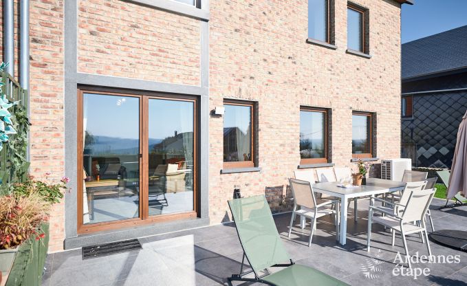 Ferienhaus in Stavelot: Ferienh�user f�r 8 Personen mit Garten, Spielen und herrlichem Blick auf die Ardennen