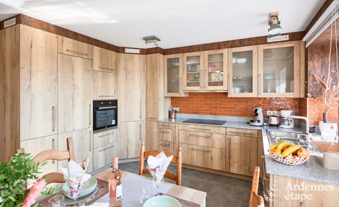 Ferienhaus in Stavelot: Ferienh�user f�r 8 Personen mit Garten, Spielen und herrlichem Blick auf die Ardennen