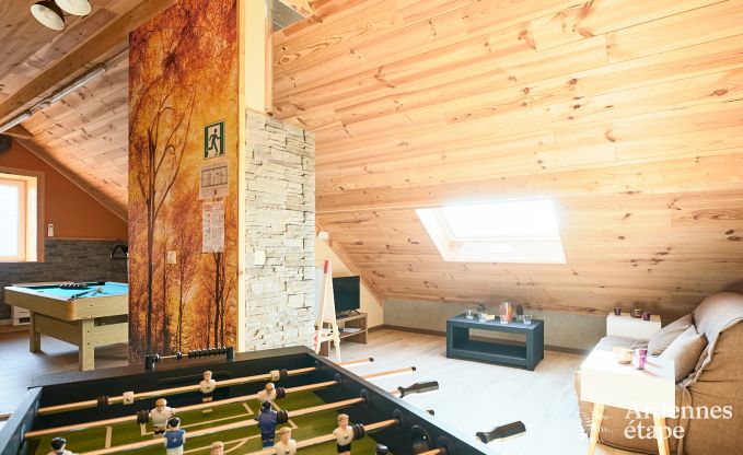 Ferienhaus in Stavelot: Ferienh�user f�r 8 Personen mit Garten, Spielen und herrlichem Blick auf die Ardennen