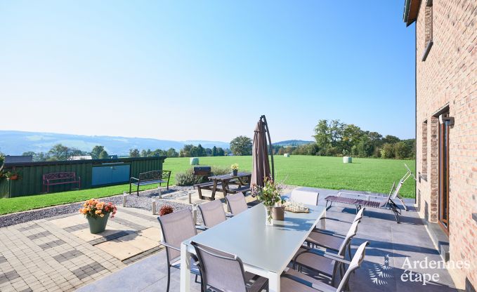 Gemtliches Ferienhaus in Stavelot fr 8 Personen mit Garten, Spielbereich und 4 Schlafzimmern
