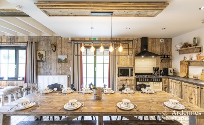 Ferienhaus in Stavelot: Aufenthalt in den Ardennen f�r 10 Personen mit Sauna und privatem Garten