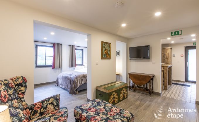 Ferienhaus in Stavelot: Aufenthalt in den Ardennen f�r 10 Personen mit Sauna und privatem Garten