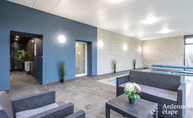 Ferienhaus Stavelot 9 Pers. Ardennen Schwimmbad Wellness