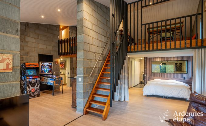 Chalet fr 4 Personen in Stavelot mit Whirlpool, Holzofen und Privatterrasse