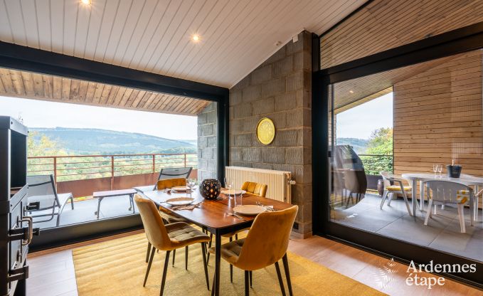 Chalet fr 4 Personen in Stavelot mit Whirlpool, Holzofen und Privatterrasse