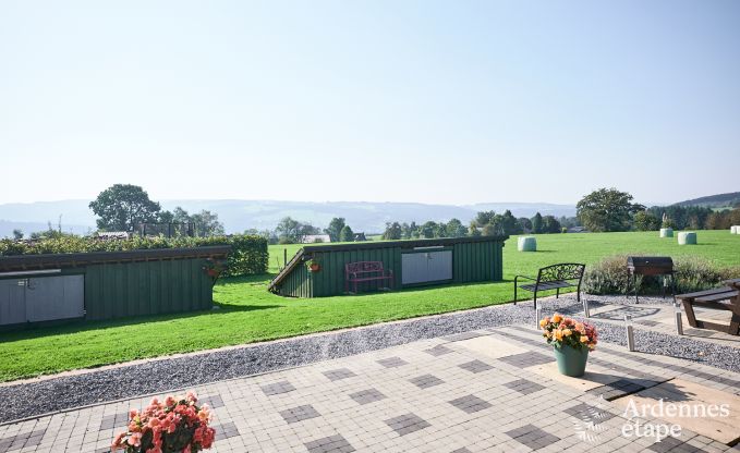 Ferienhaus in Stavelot: Ferienh�user f�r 8 Personen mit Garten, Spielen und herrlichem Blick auf die Ardennen