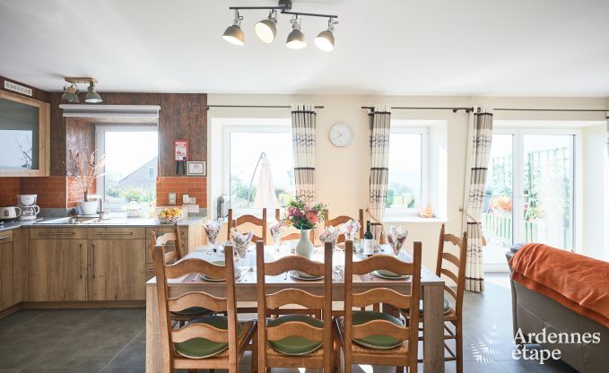 Ferienhaus in Stavelot: Ferienh�user f�r 8 Personen mit Garten, Spielen und herrlichem Blick auf die Ardennen