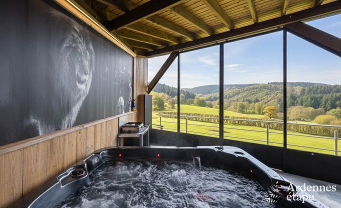 Ferienhaus Stavelot mit Whirlpool und Aussicht 4 Pers. Ardennen