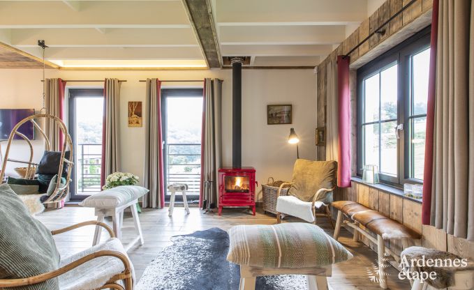 Ferienhaus in Stavelot: Aufenthalt in den Ardennen fr 10 Personen mit Sauna und privatem Garten
