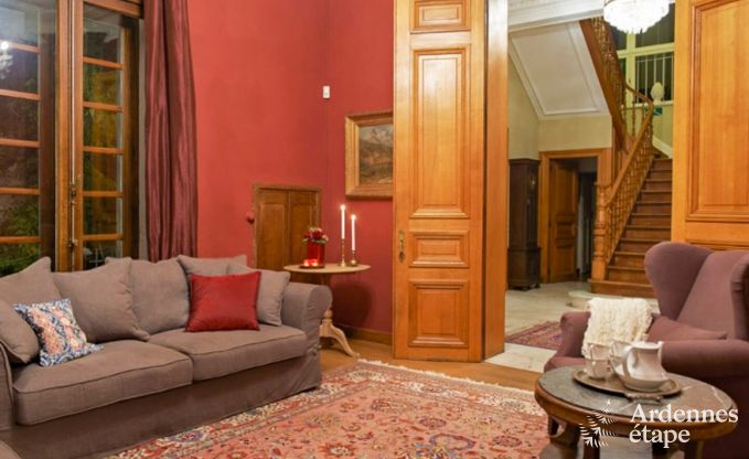 Luxusschloss in den Ardennen f�r 28 Personen in Stavelot mit Sauna, Jacuzzi und Spielplatz
