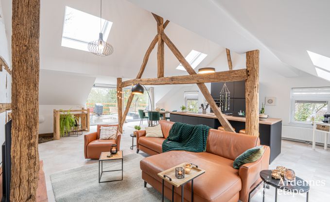 Komfortables Chalet f�r 4 Personen in Stoumont mit 2 Schlaf- und Badezimmern Outdoor-Jacuzzi und Sauna