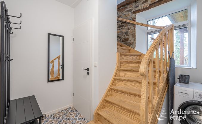 Komfortables Chalet f�r 4 Personen in Stoumont mit 2 Schlaf- und Badezimmern Outdoor-Jacuzzi und Sauna