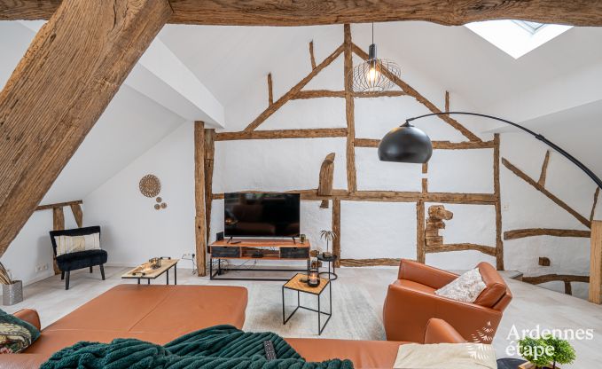 Komfortables Chalet f�r 4 Personen in Stoumont mit 2 Schlaf- und Badezimmern Outdoor-Jacuzzi und Sauna