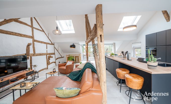 Komfortables Chalet f�r 4 Personen in Stoumont mit 2 Schlaf- und Badezimmern Outdoor-Jacuzzi und Sauna