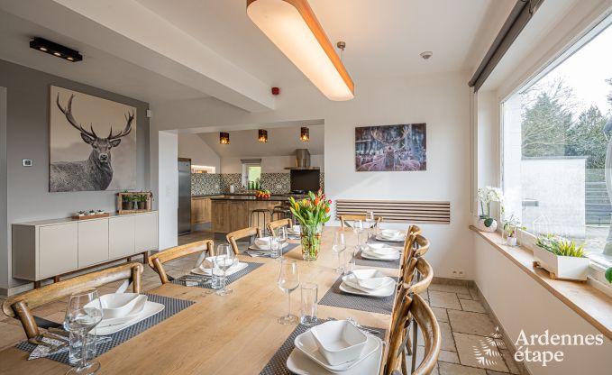 Ferienhaus Stoumont 11 Pers. Ardennen Schwimmbad Wellness