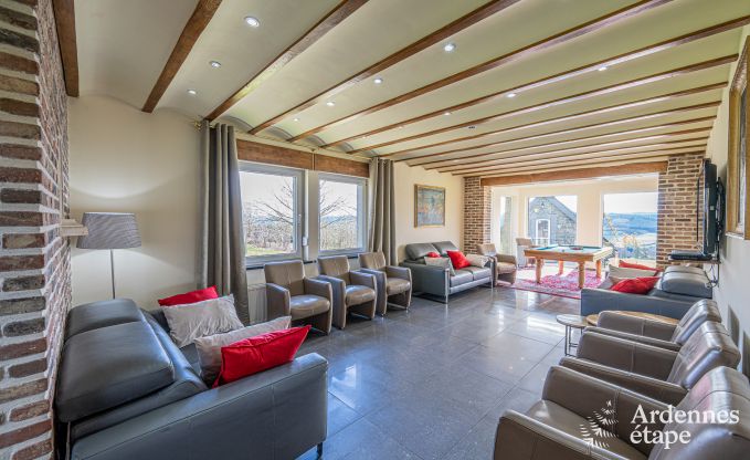 Luxusvilla Stoumont 18/20 Pers. Ardennen Schwimmbad Wellness